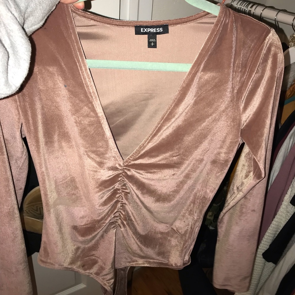 Velvet bodysuit